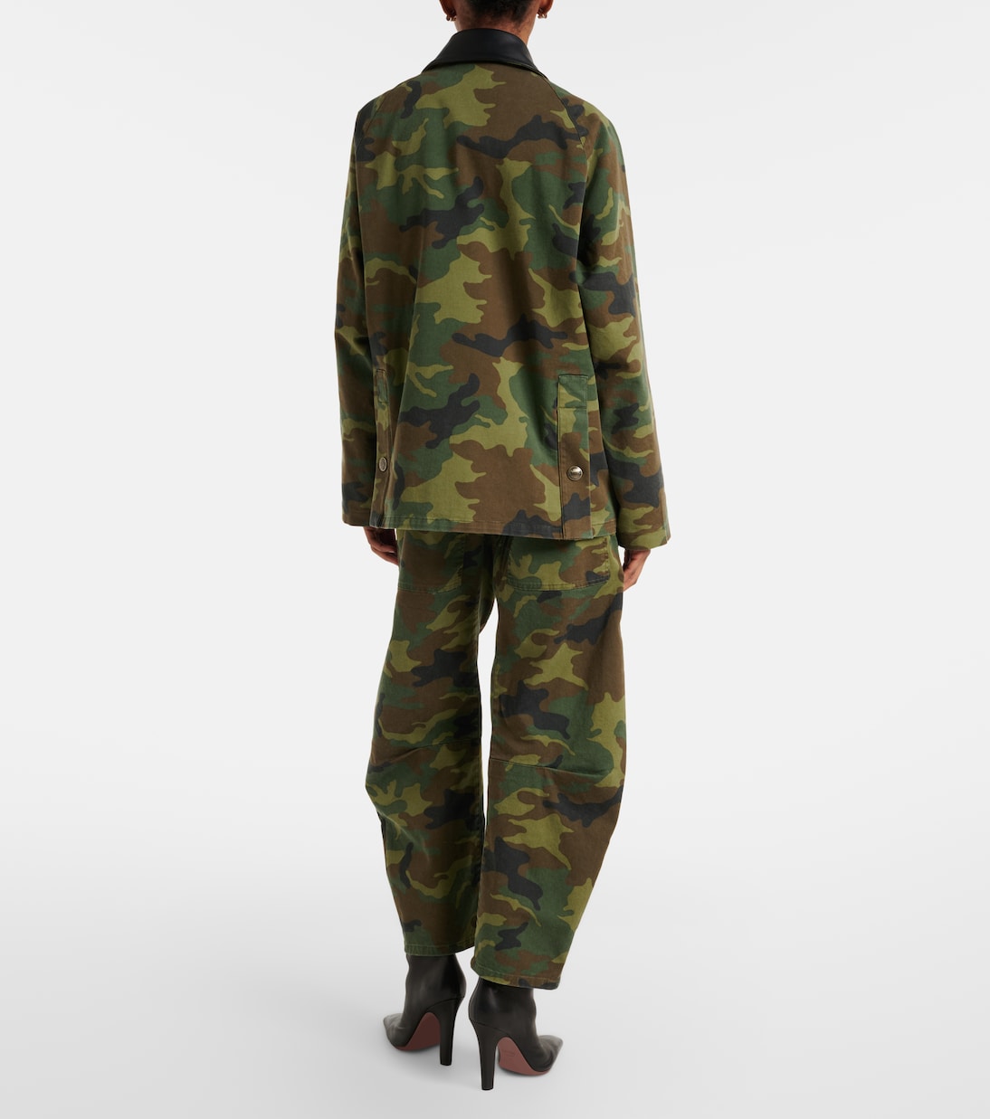 Shon camouflage barrel-leg pants | Nili Lotan