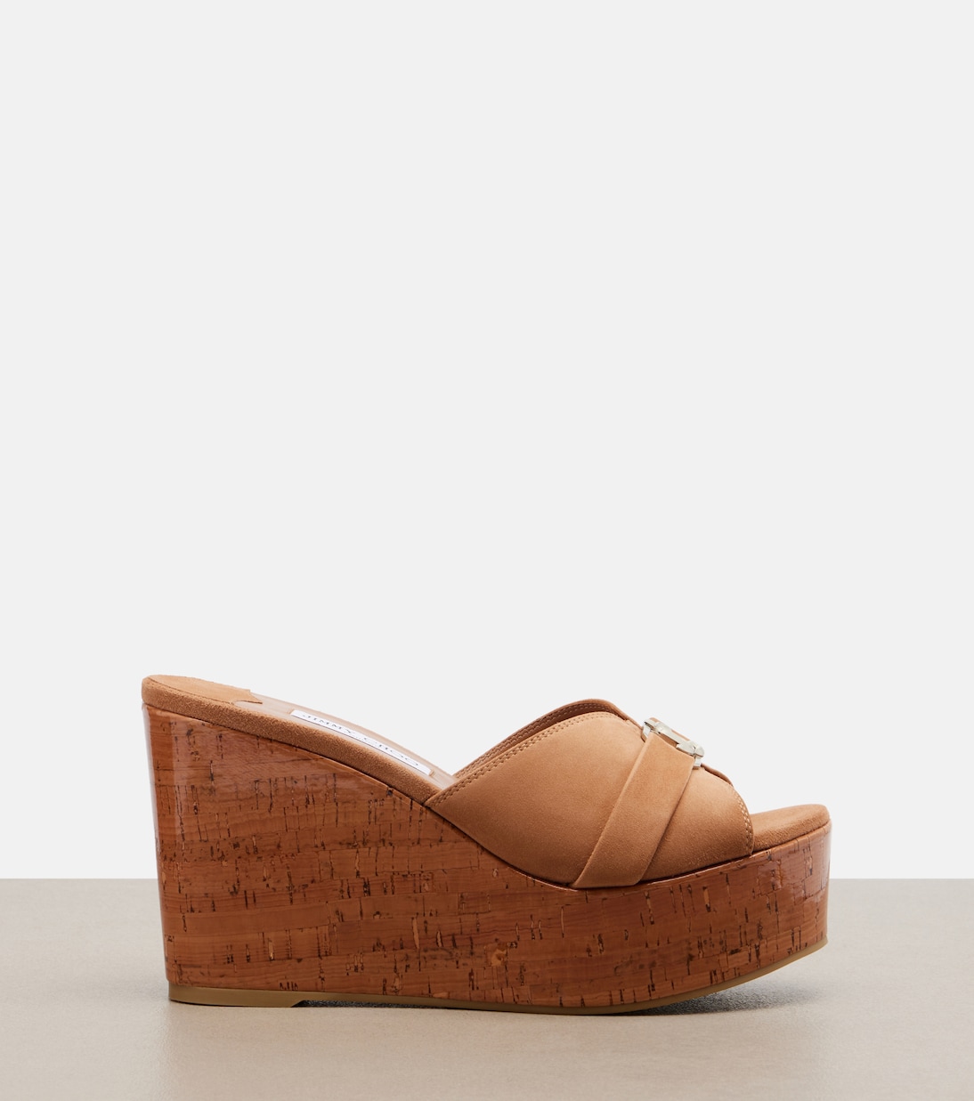 Wedge-Pantoletten Leda aus Veloursleder | Jimmy Choo