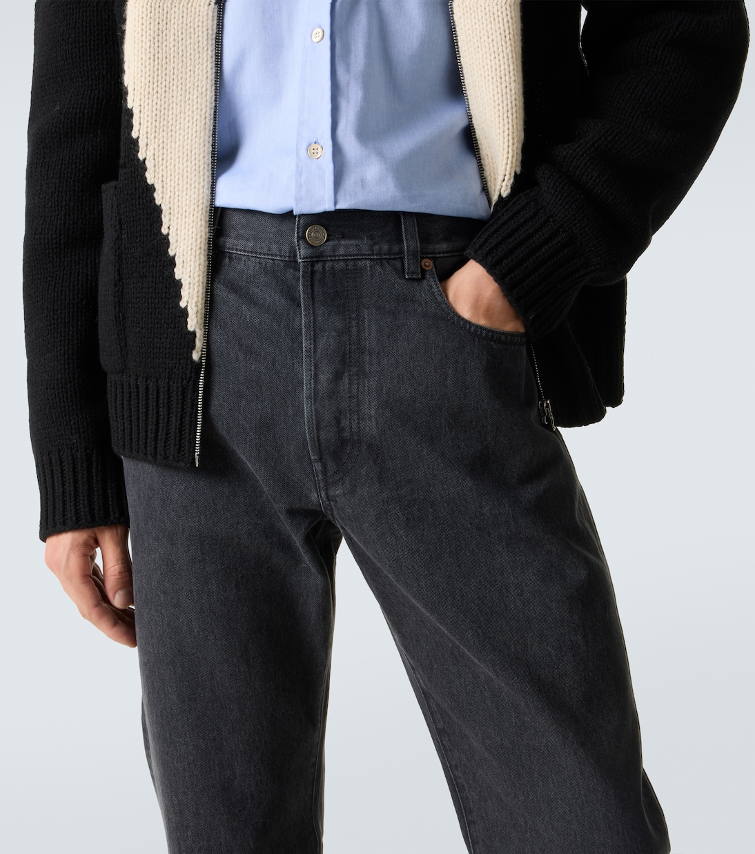 Mid-rise straight jeans | Valentino