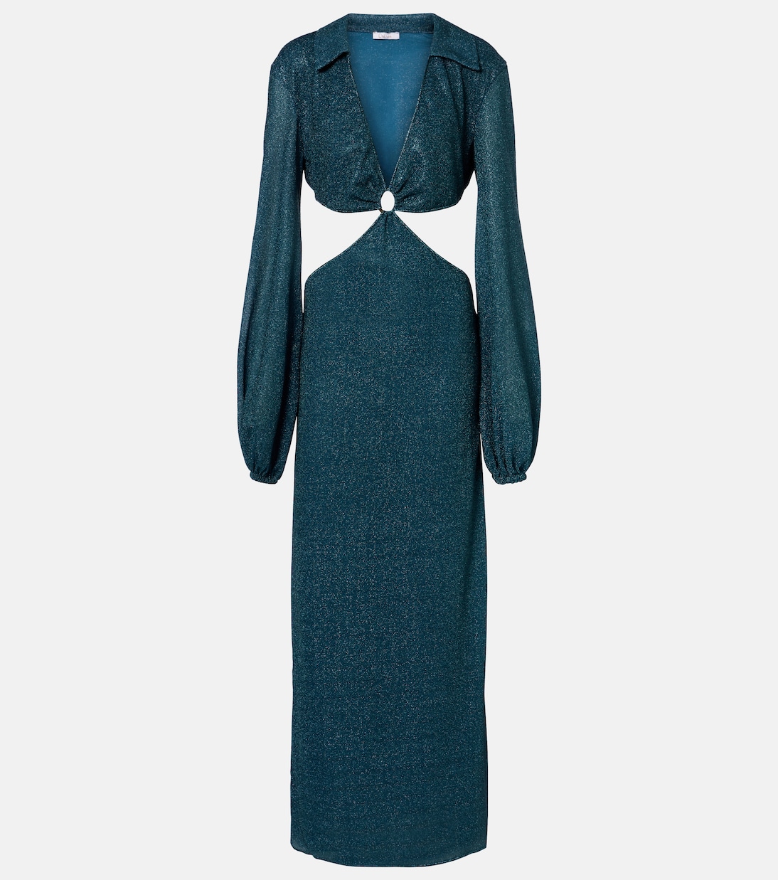 Lumière cutout ring-detail maxi dress | Oséree