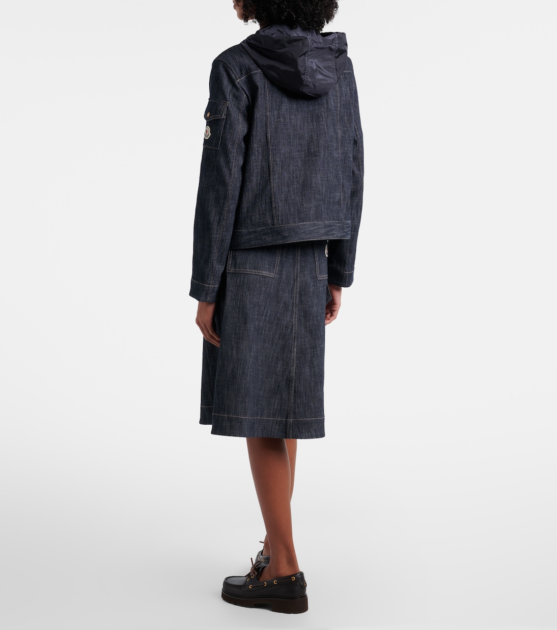 Midirock aus Denim | Moncler