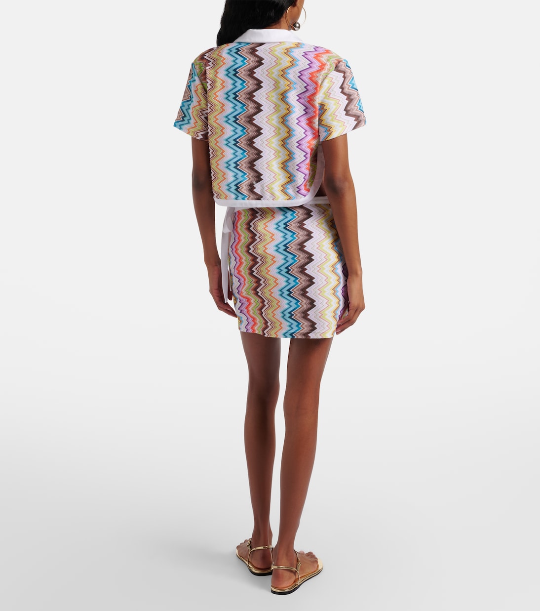 Mini-jupe portefeuille Zigzag | Missoni
