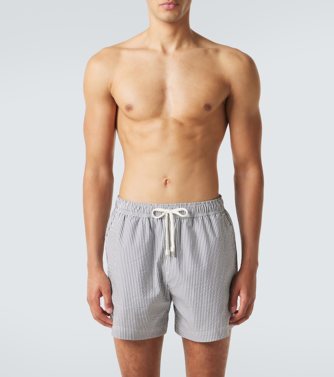 Seersucker swim trunks | Zegna