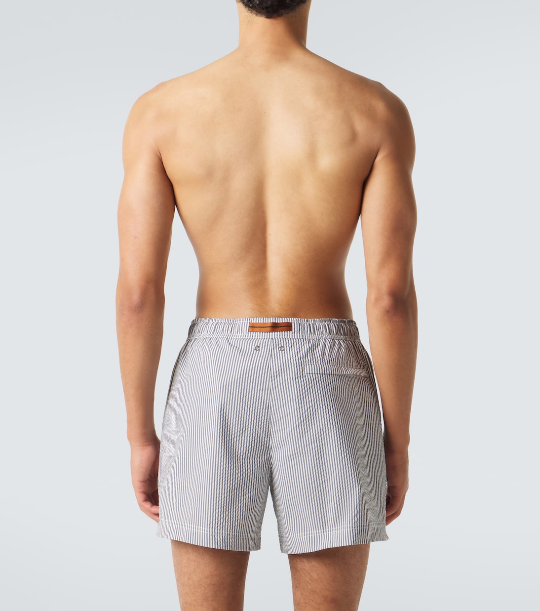 Seersucker swim trunks | Zegna