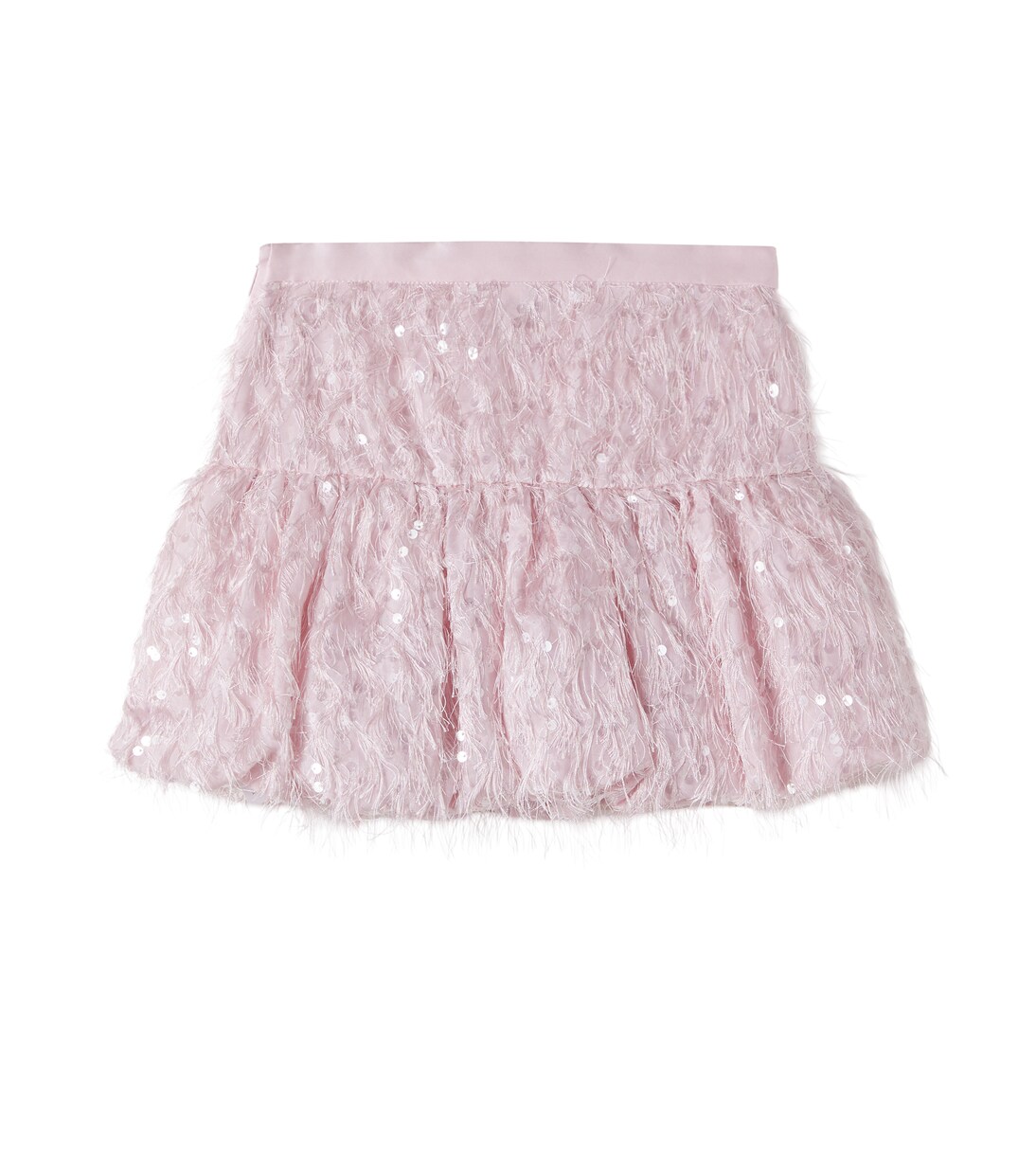 Fringed sequined skirt | Monnalisa