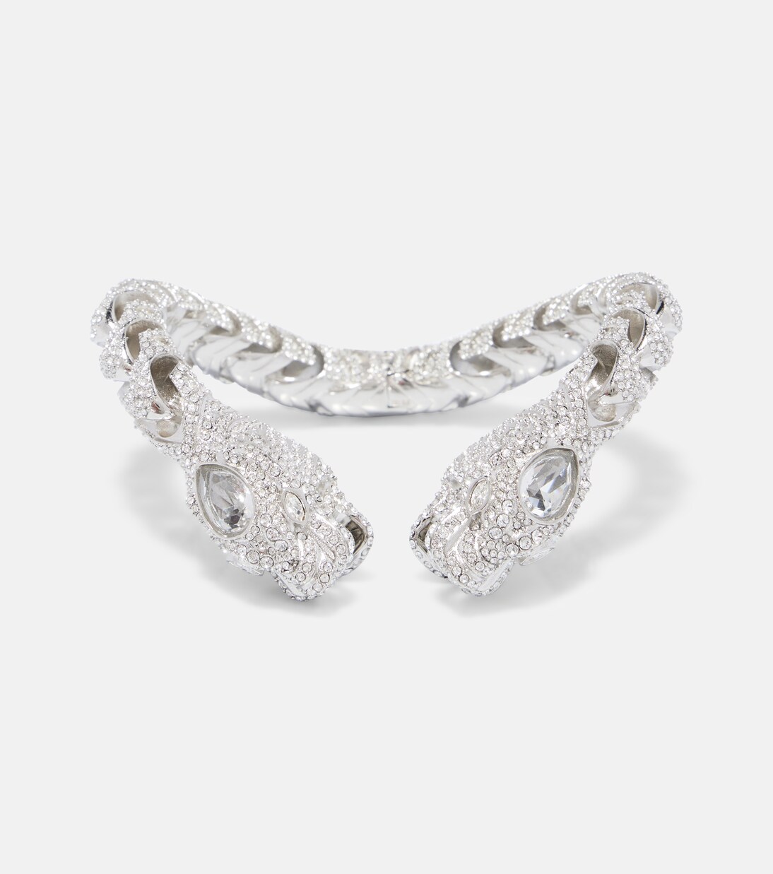 Dionysus crystal-embellished cuff bracelet | Gucci