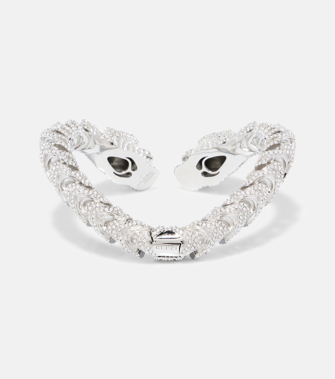 Dionysus crystal-embellished cuff bracelet | Gucci