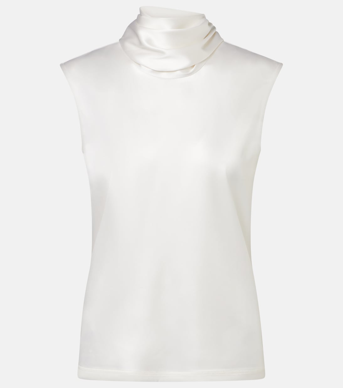 Top en satin de soie mélangée | Bottega Veneta