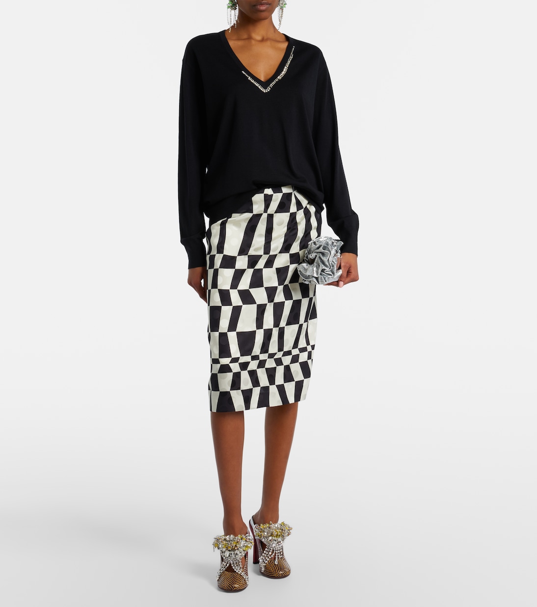 Embellished wool sweater | Dries Van Noten