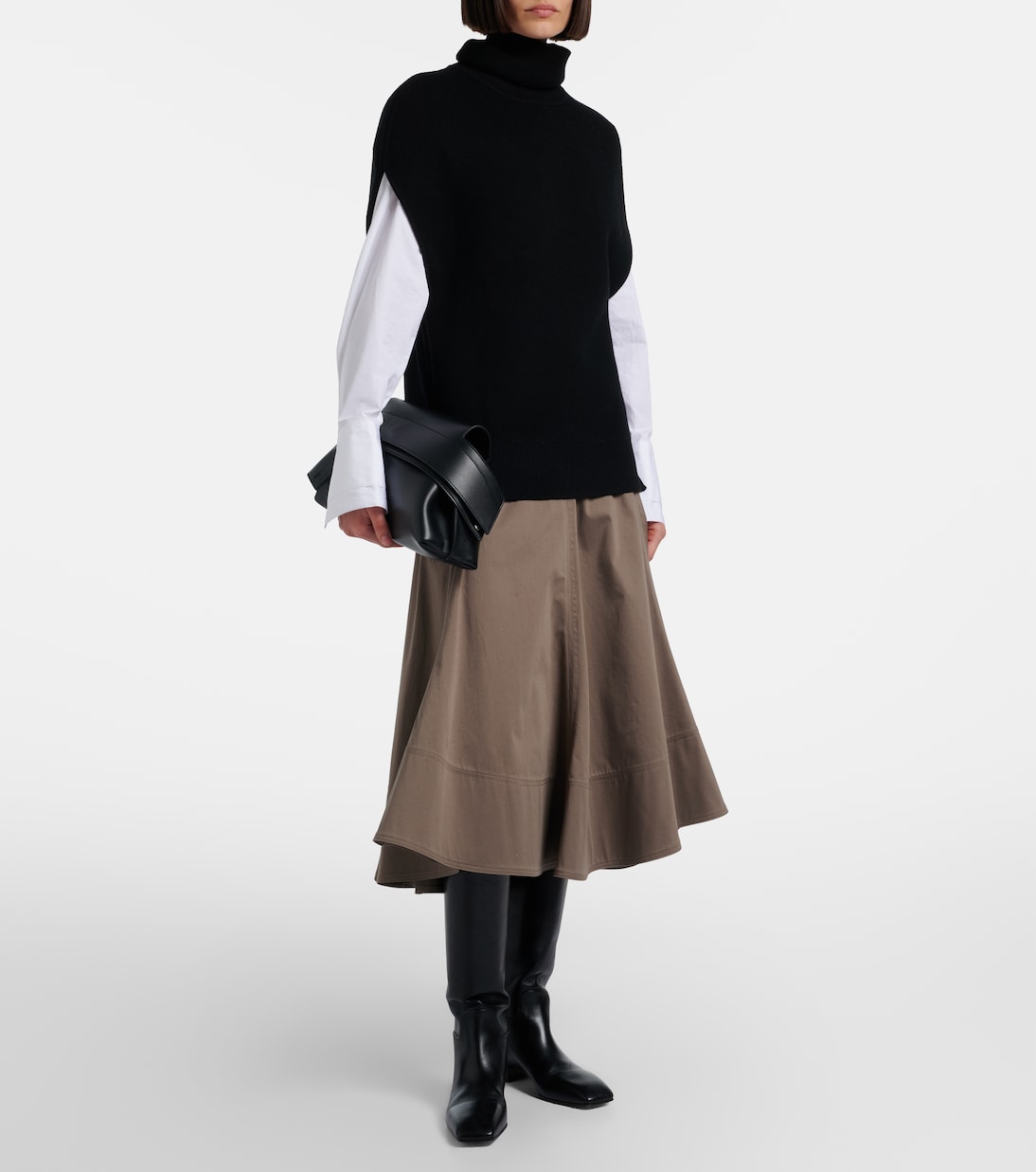 Wave Mini leather clutch | Tod's