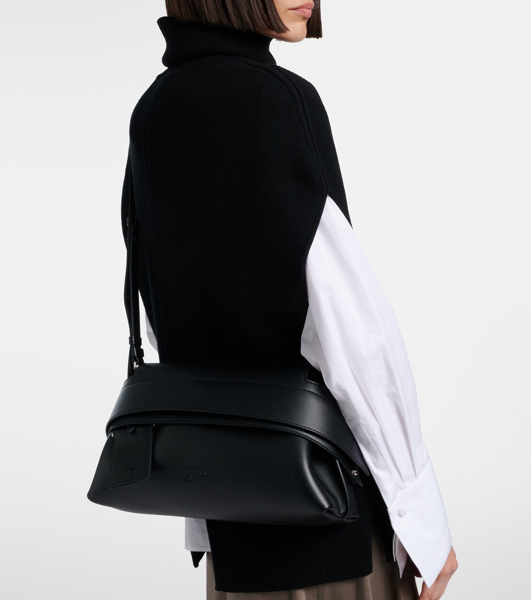 Wave Mini leather clutch | Tod's