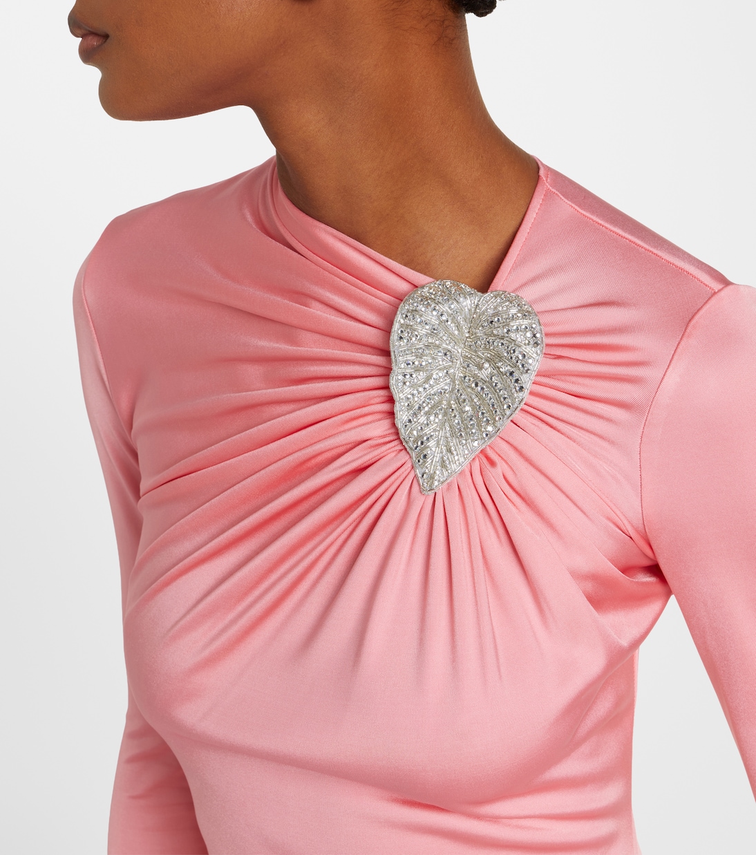 Embellished satin gown | David Koma