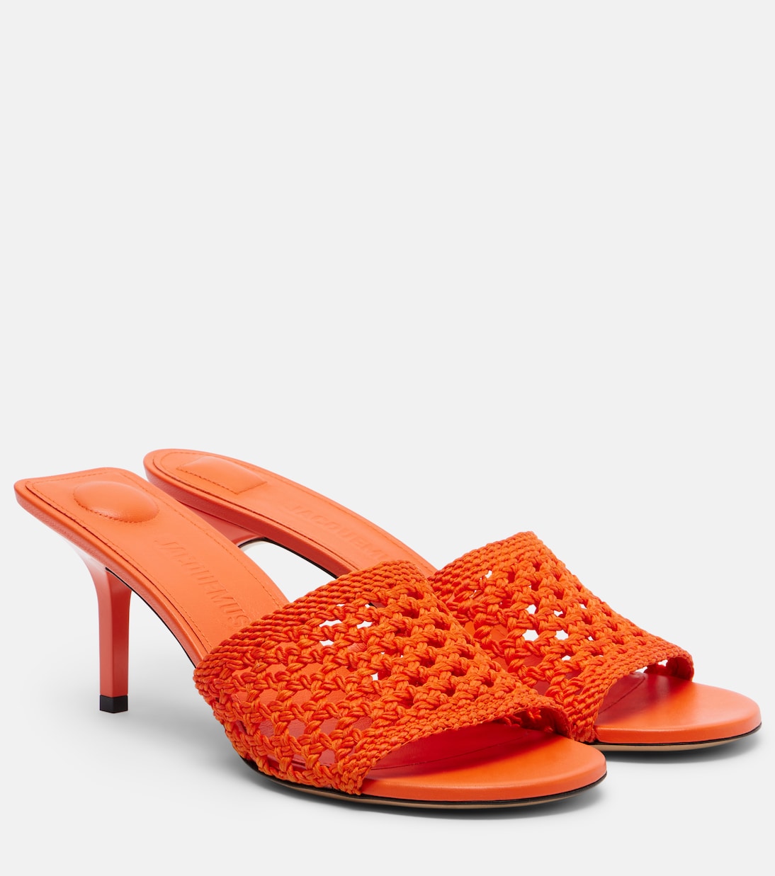 Mules Cubisto in rafia intrecciata | Jacquemus