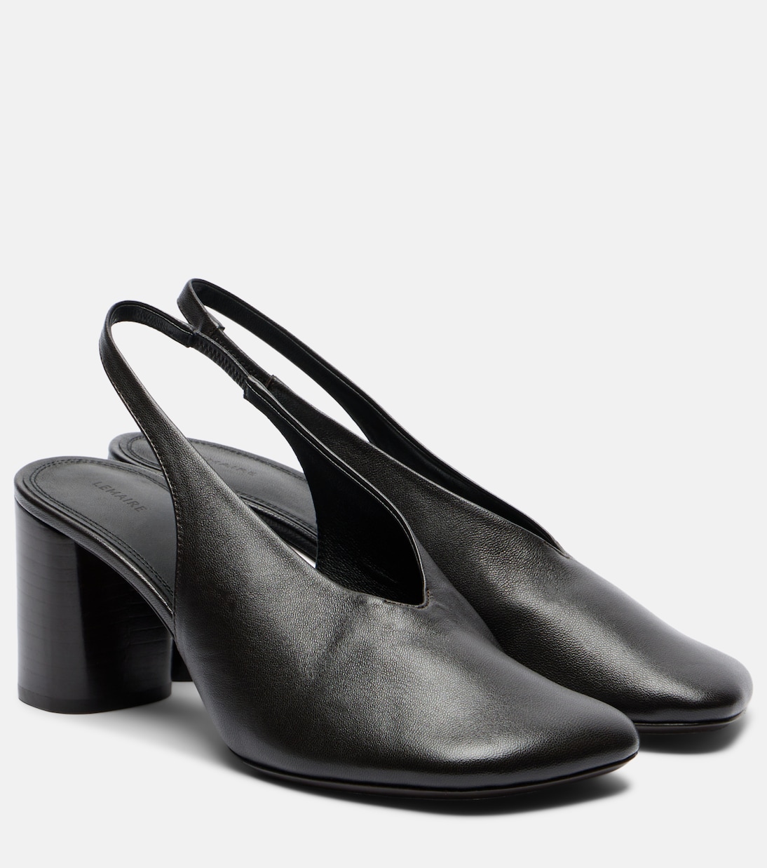 Glove leather slingback pumps | Lemaire