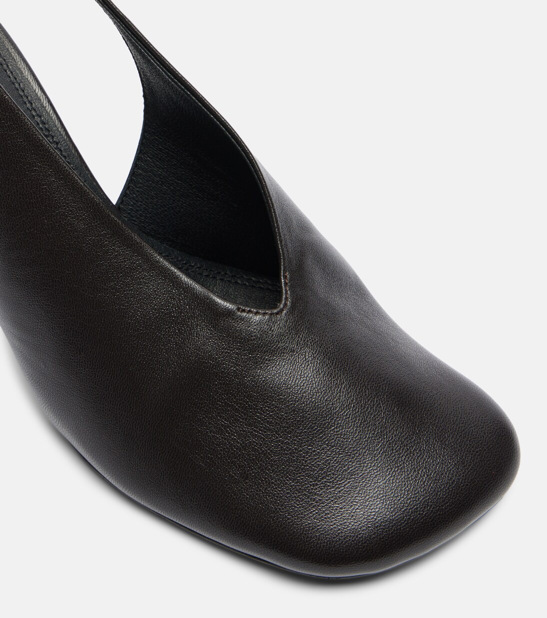 Glove leather slingback pumps | Lemaire
