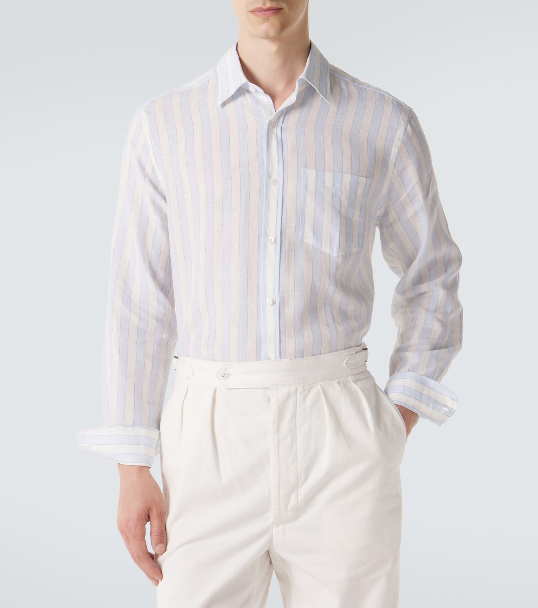 Striped linen shirt | Dunhill