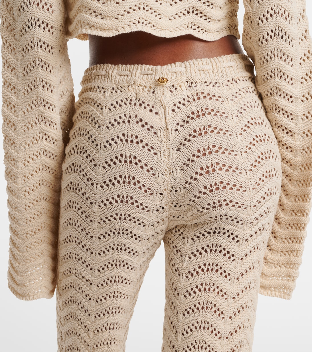 Schlaghose Kim aus einem Baumwollgemisch | Bananhot