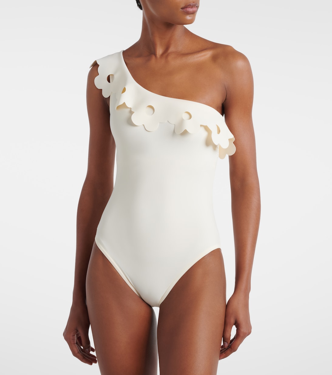Faye one-shoulder swimsuit | Karla Colletto