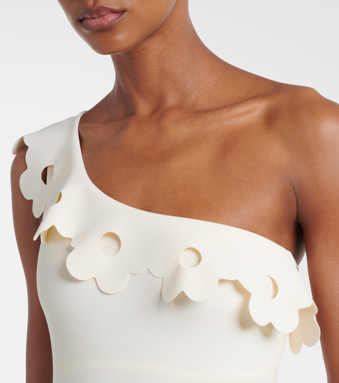 Faye one-shoulder swimsuit | Karla Colletto