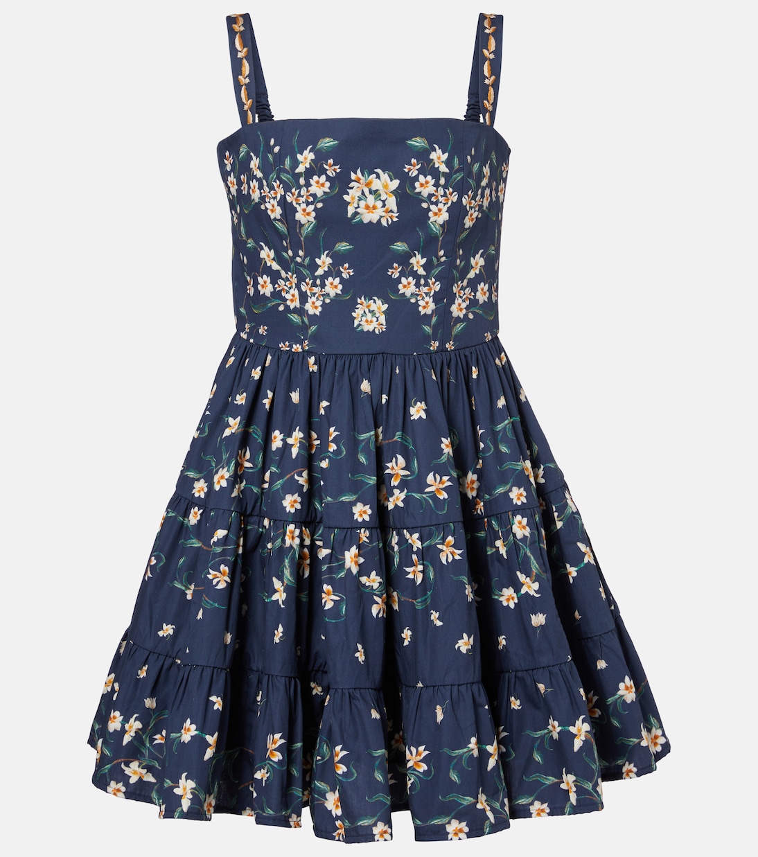 Robe Lima en coton à fleurs | Agua by Agua Bendita