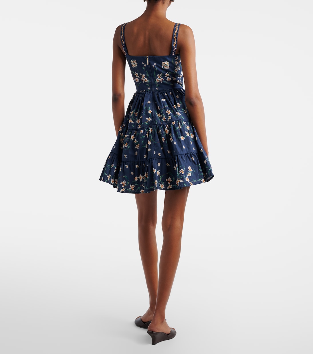 Robe Lima en coton à fleurs | Agua by Agua Bendita