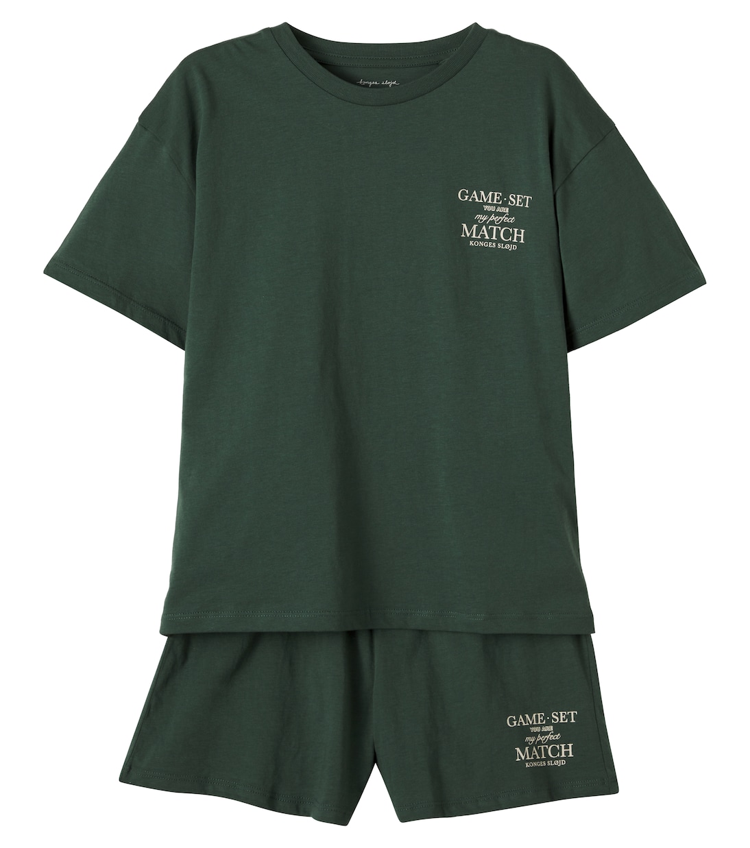 Famo cotton T-shirt and shorts set | Konges Sløjd