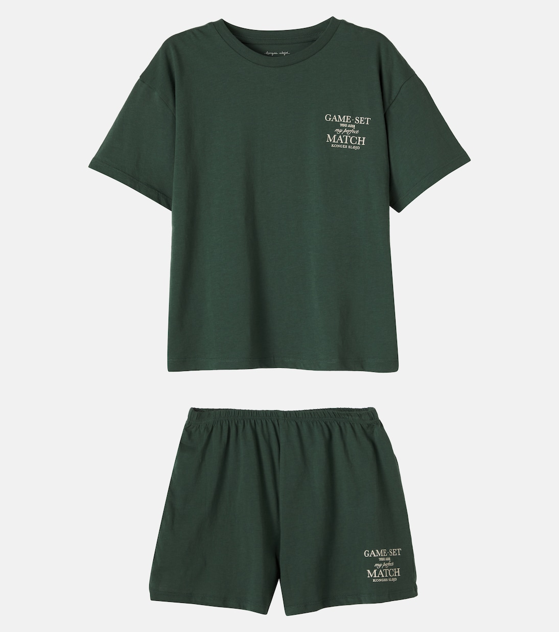 Famo cotton T-shirt and shorts set | Konges Sløjd