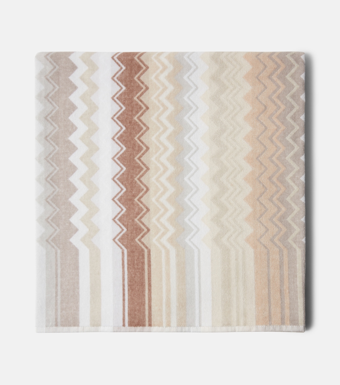 Giacomo Zigzag cotton terry bath sheet | Missoni