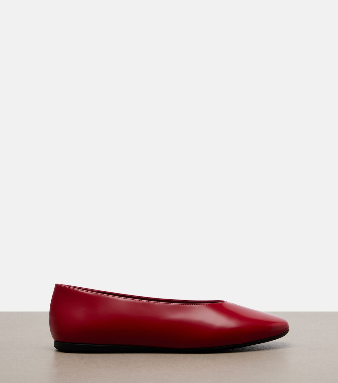 Leather ballet flats | Prada