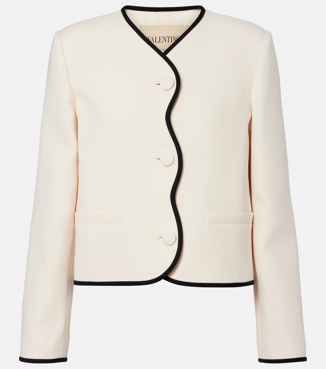 Crepe Couture scalloped jacket | Valentino