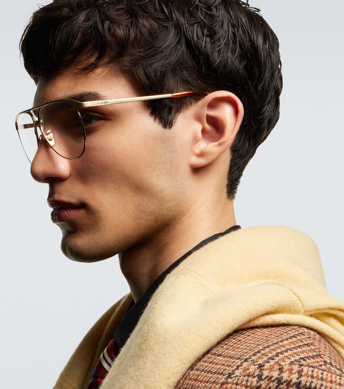 Metal aviator glasses | Celine Eyewear