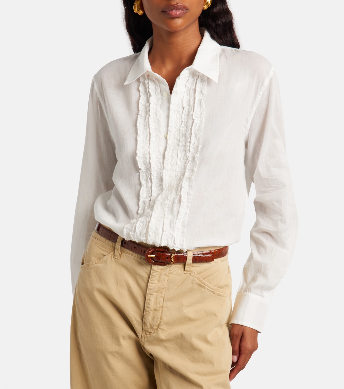 Camisa Nathael de popelín de algodón | Nili Lotan