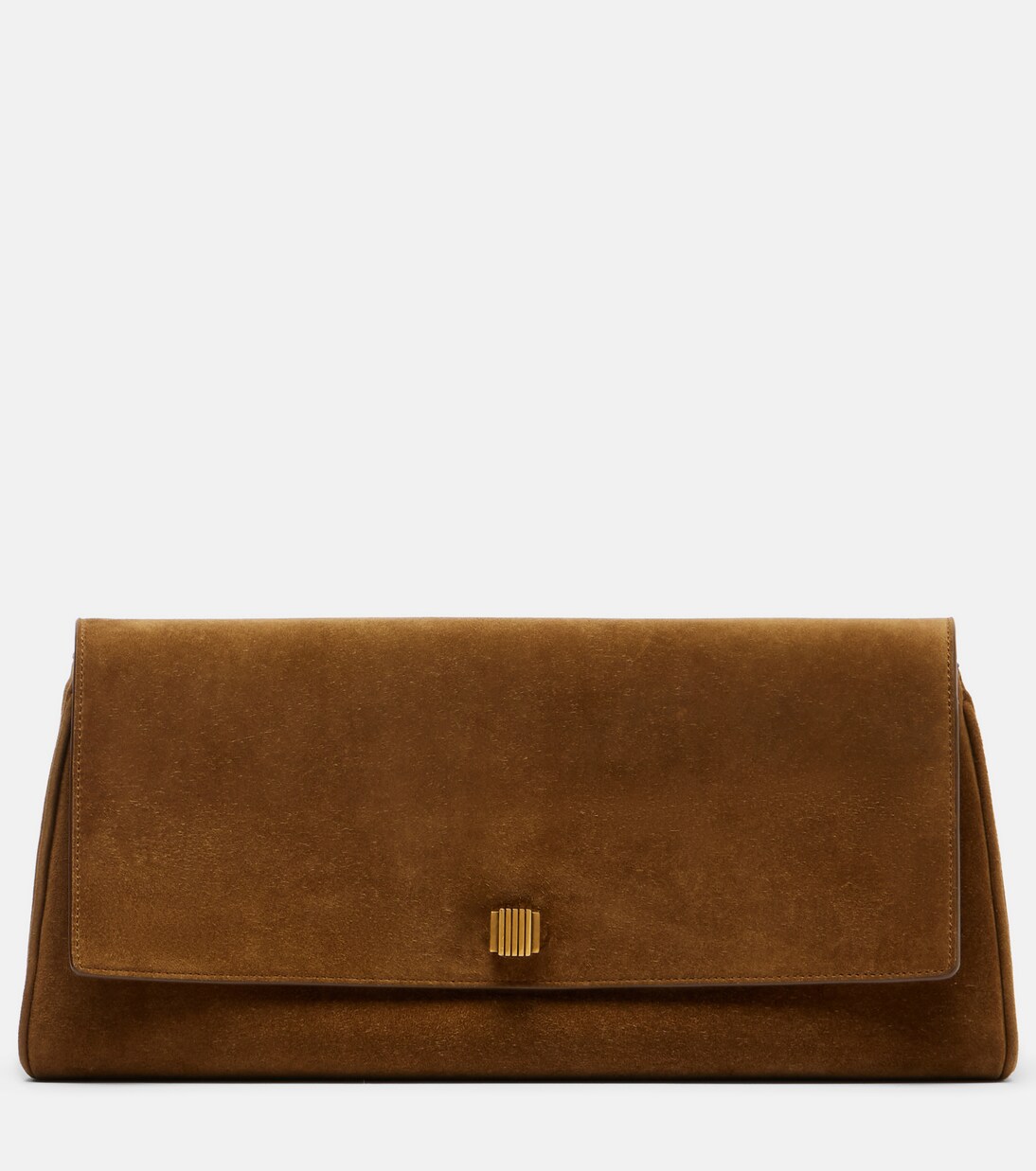 Clutch Audrey aus Veloursleder | Khaite