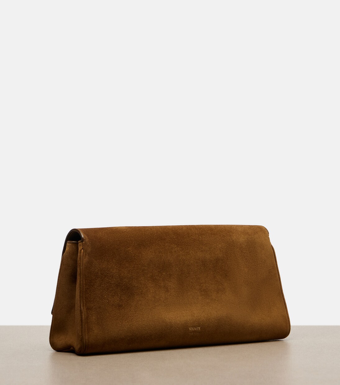 Clutch Audrey aus Veloursleder | Khaite