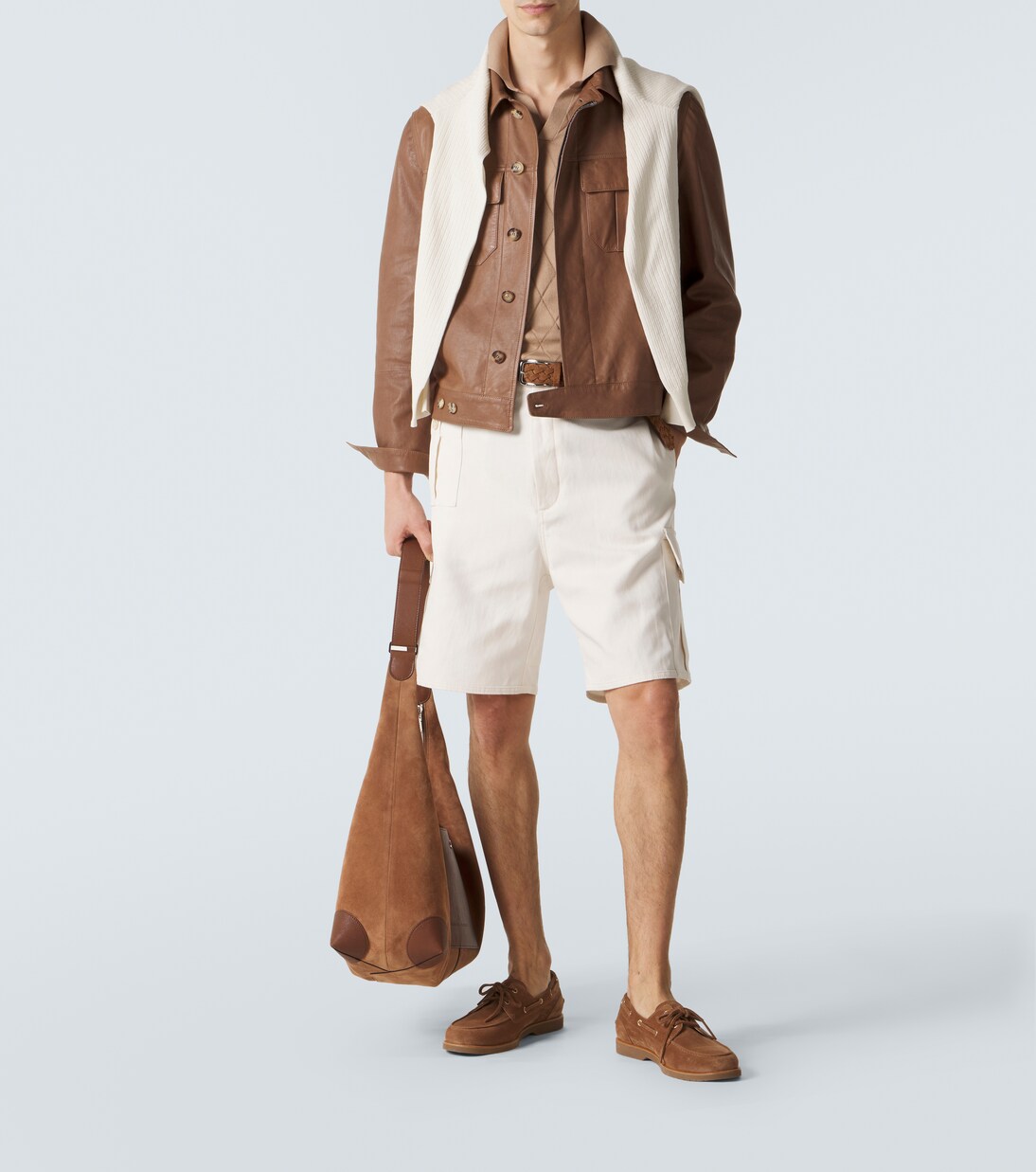Blouson aus Leder | Brunello Cucinelli