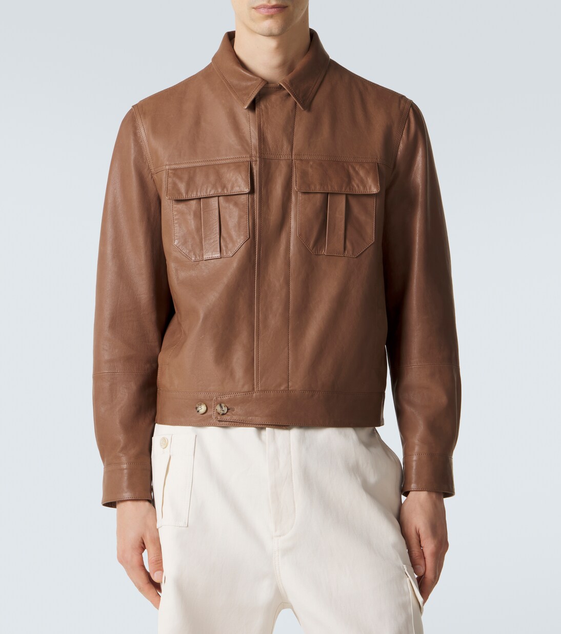 Blouson aus Leder | Brunello Cucinelli