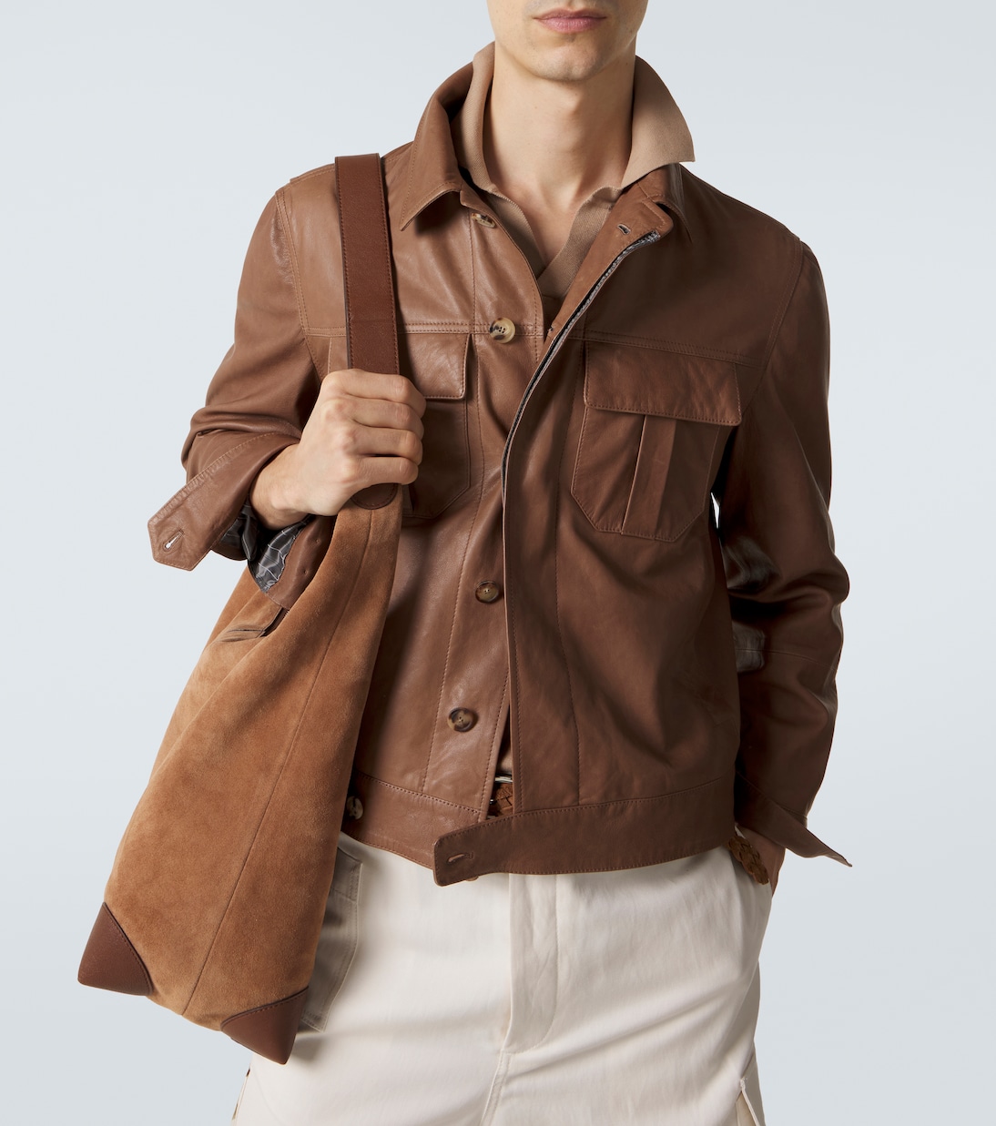 Blouson aus Leder | Brunello Cucinelli