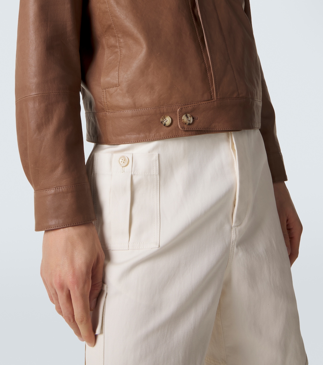 Blouson aus Leder | Brunello Cucinelli