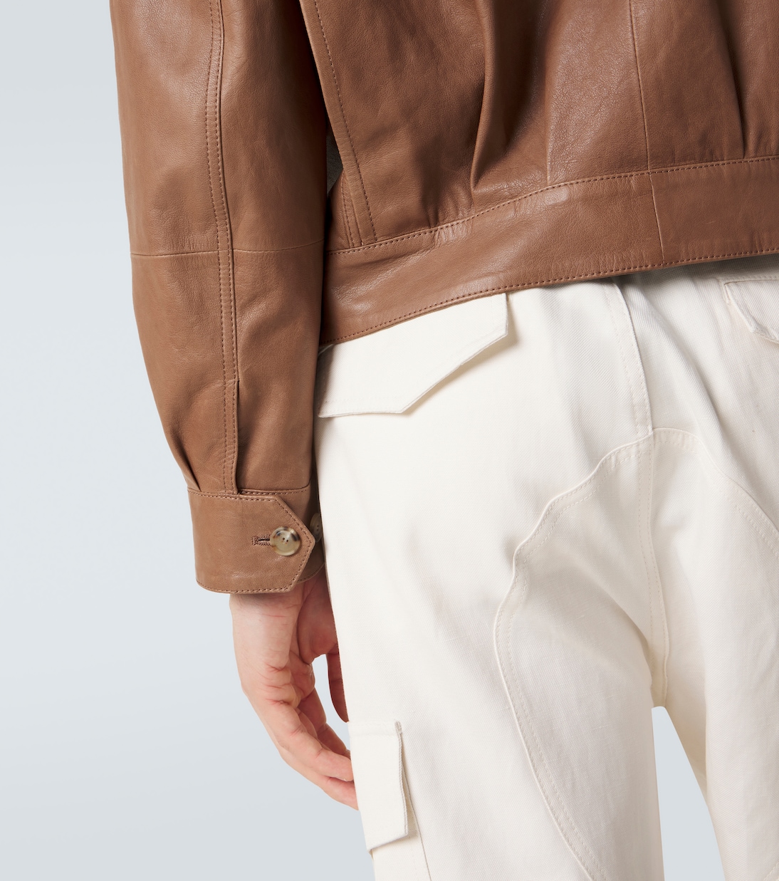 Blouson aus Leder | Brunello Cucinelli