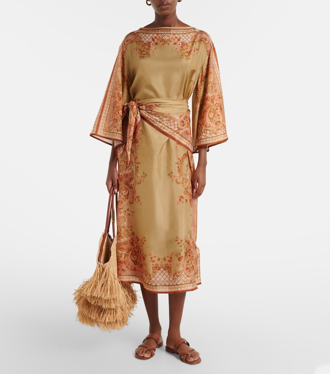Midikleid aus Seide | Zimmermann