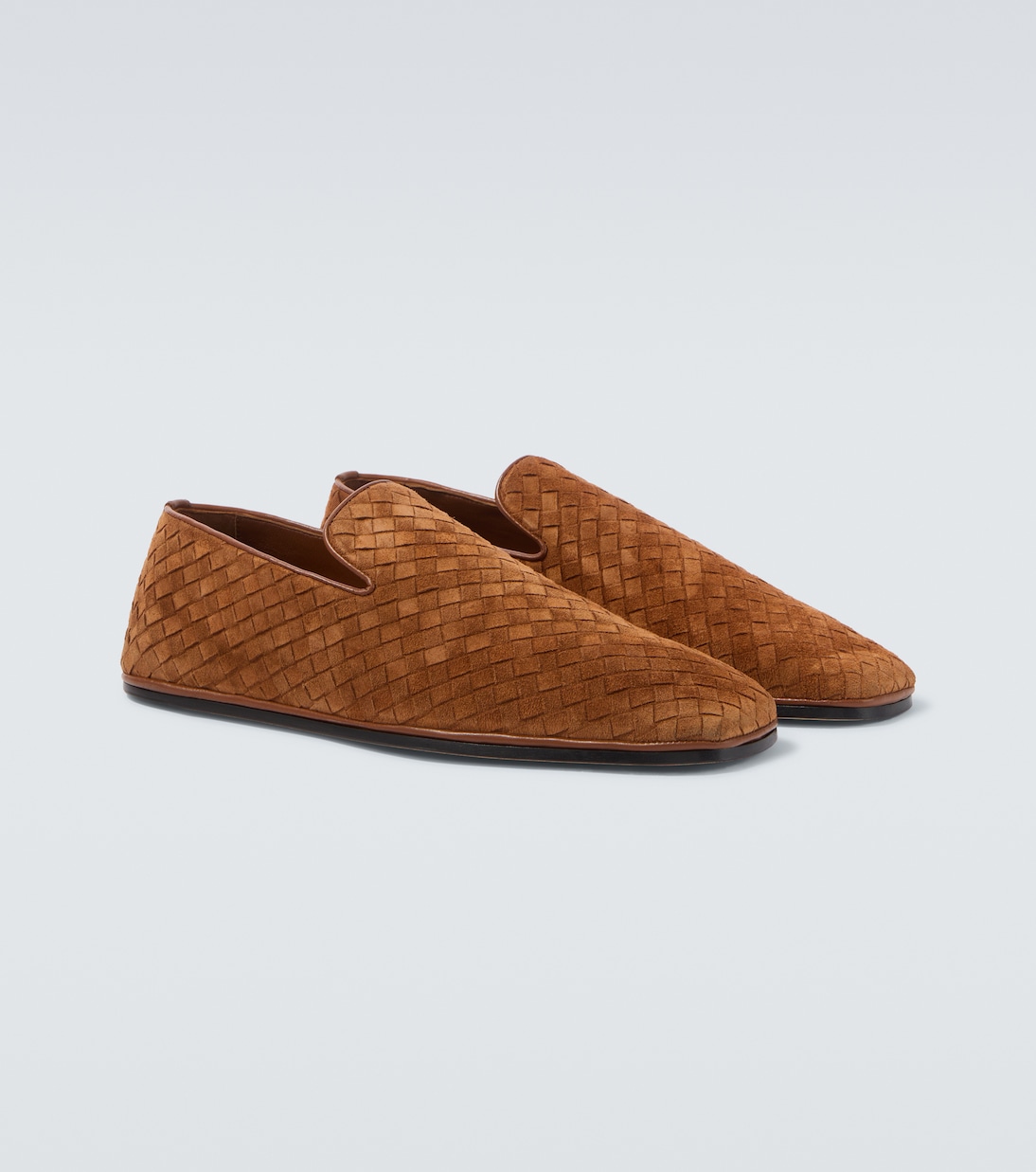 Palazzo Intrecciato suede loafers | Bottega Veneta