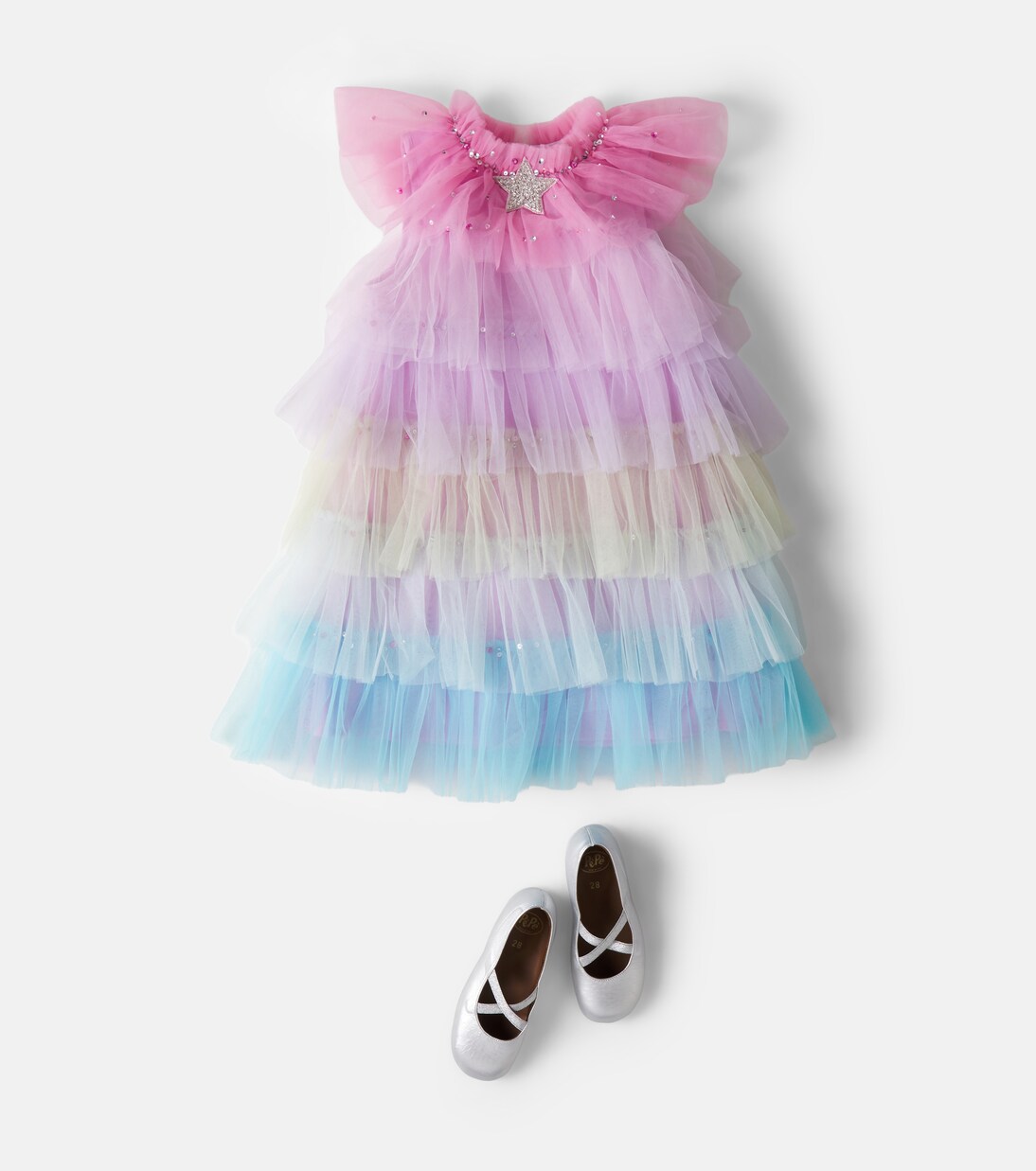 Verziertes Kleid aus Tüll | Tutu Du Monde