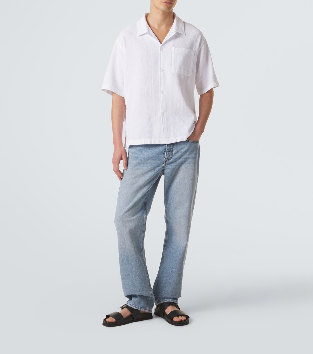 Mid-rise straight jeans | Frame