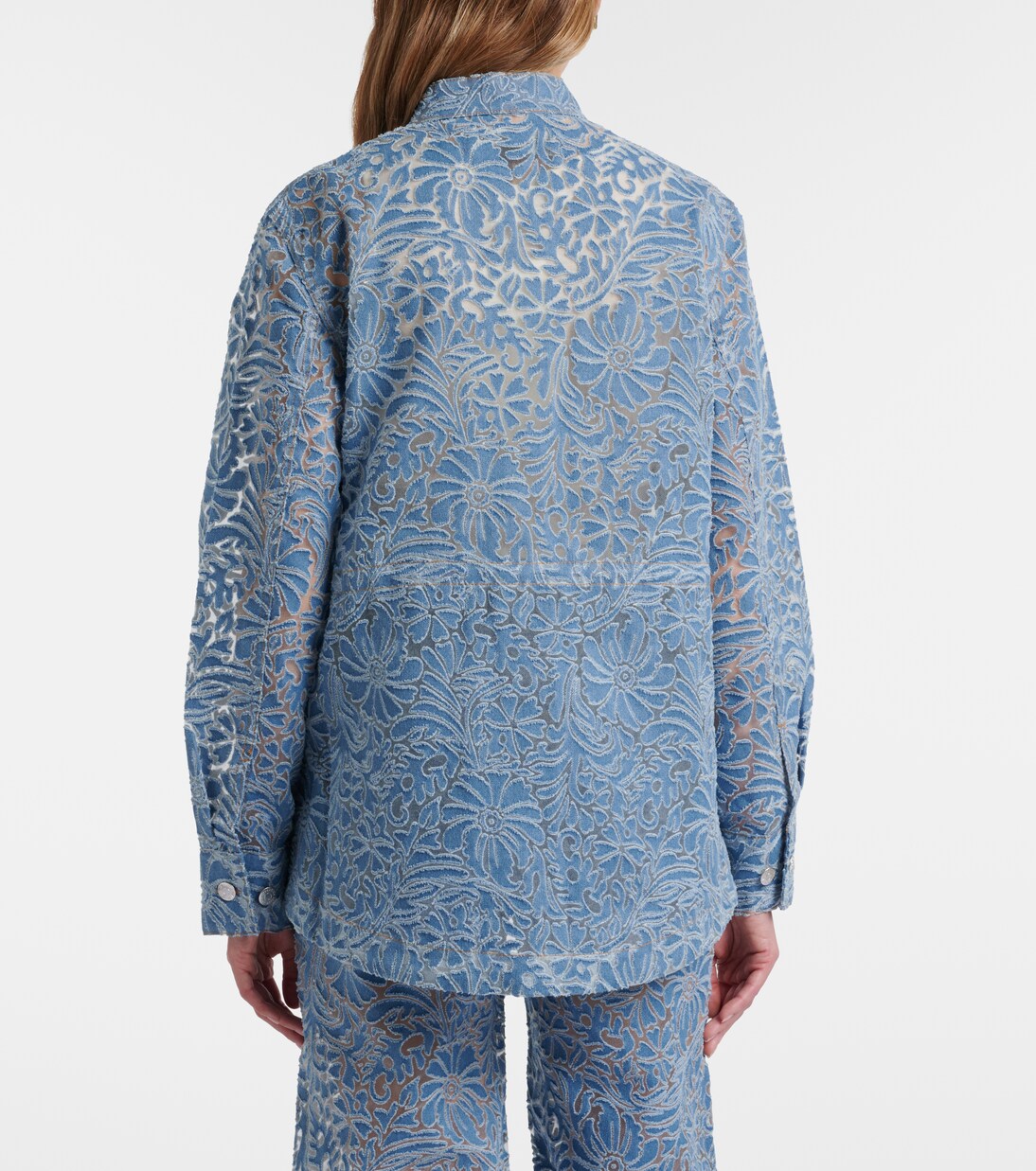 Bedruckte Jeansjacke Low | Veronica Beard