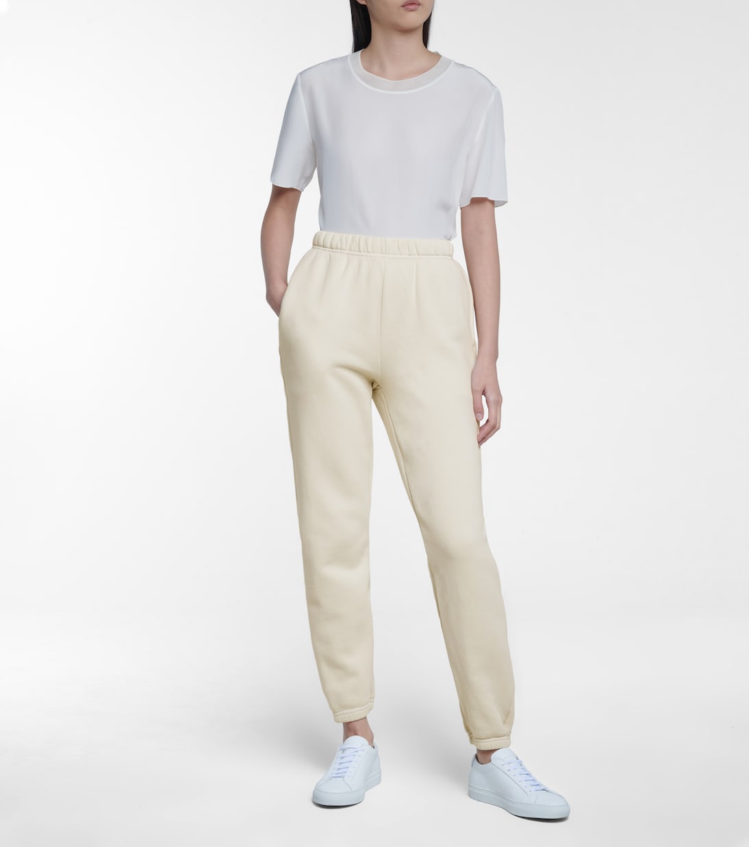 Cotton-fleece sweatpants | Les Tien