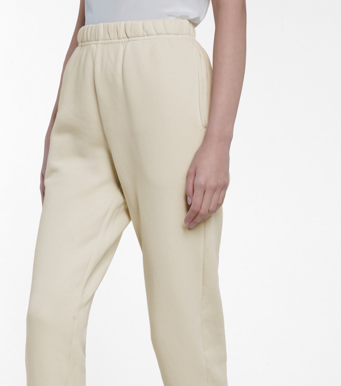 Cotton-fleece sweatpants | Les Tien