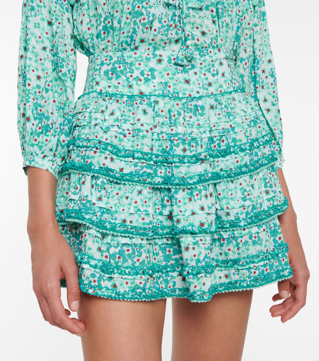 Bedruckter Minirock Bibi | Poupette St Barth