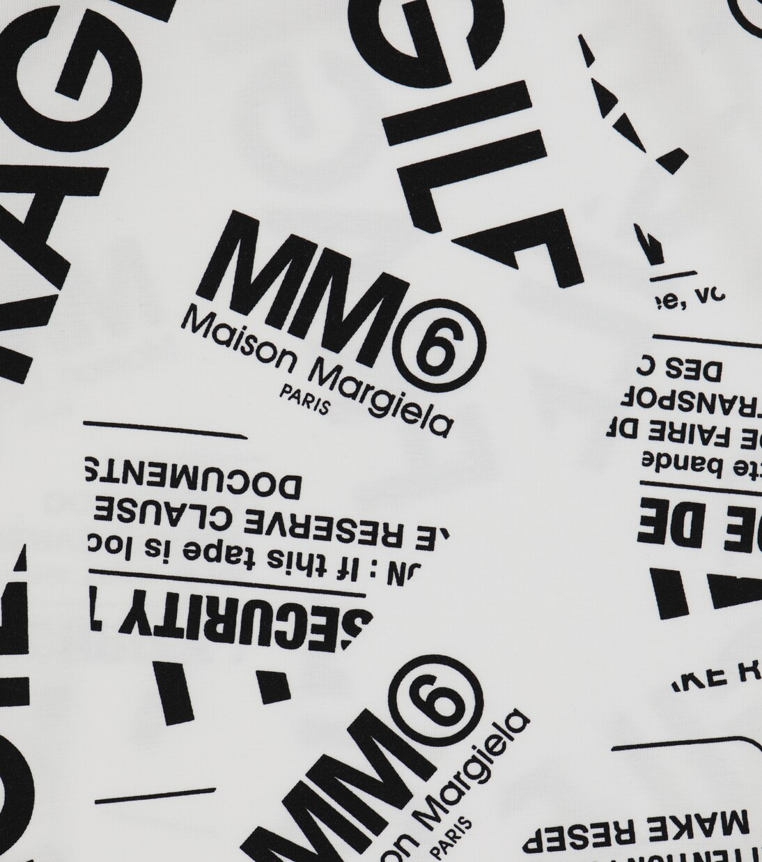 Printed stretch-cotton top | MM6 Maison Margiela Kids