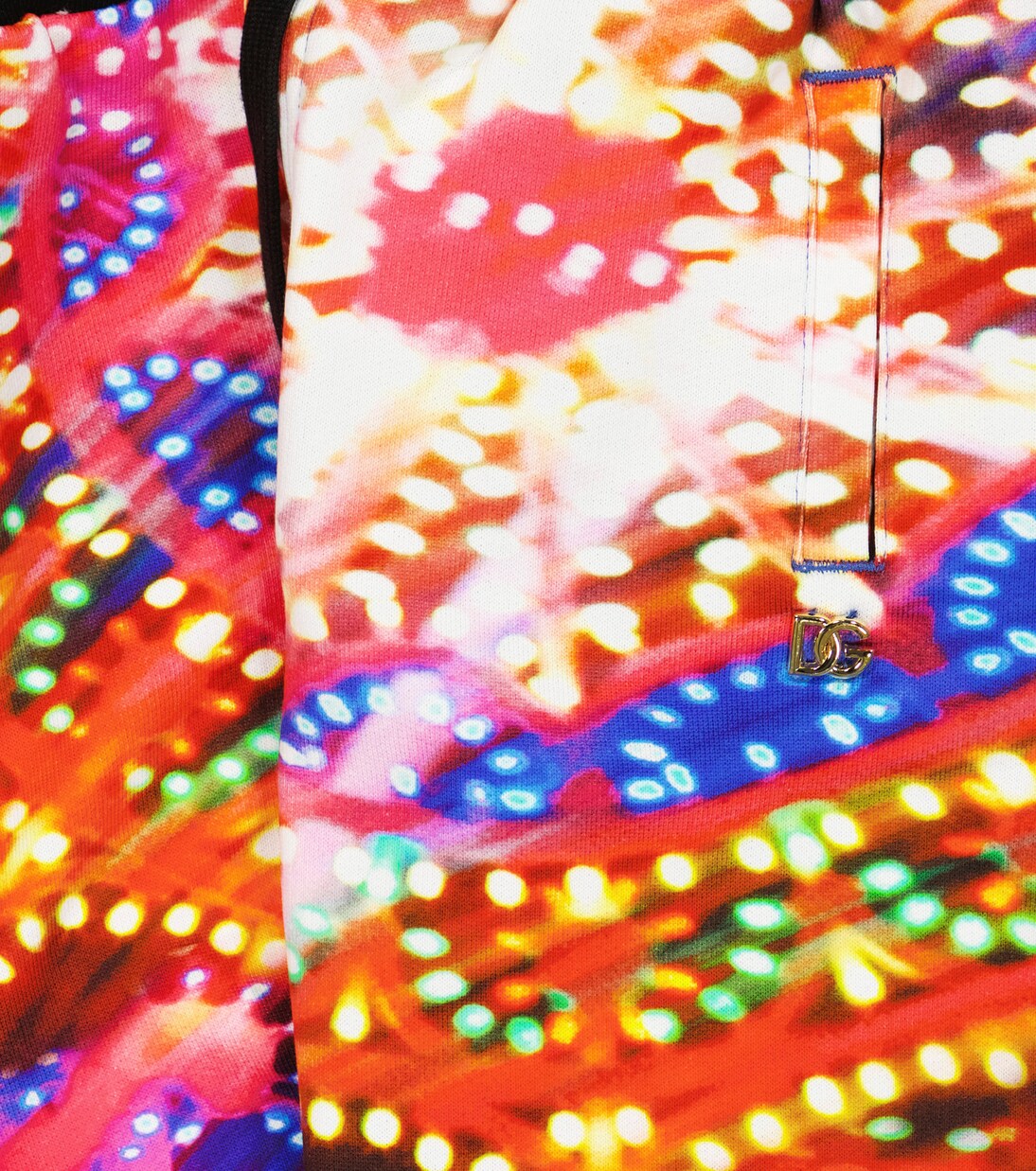 Printed cotton jersey sweatpants | Dolce&Gabbana Kids