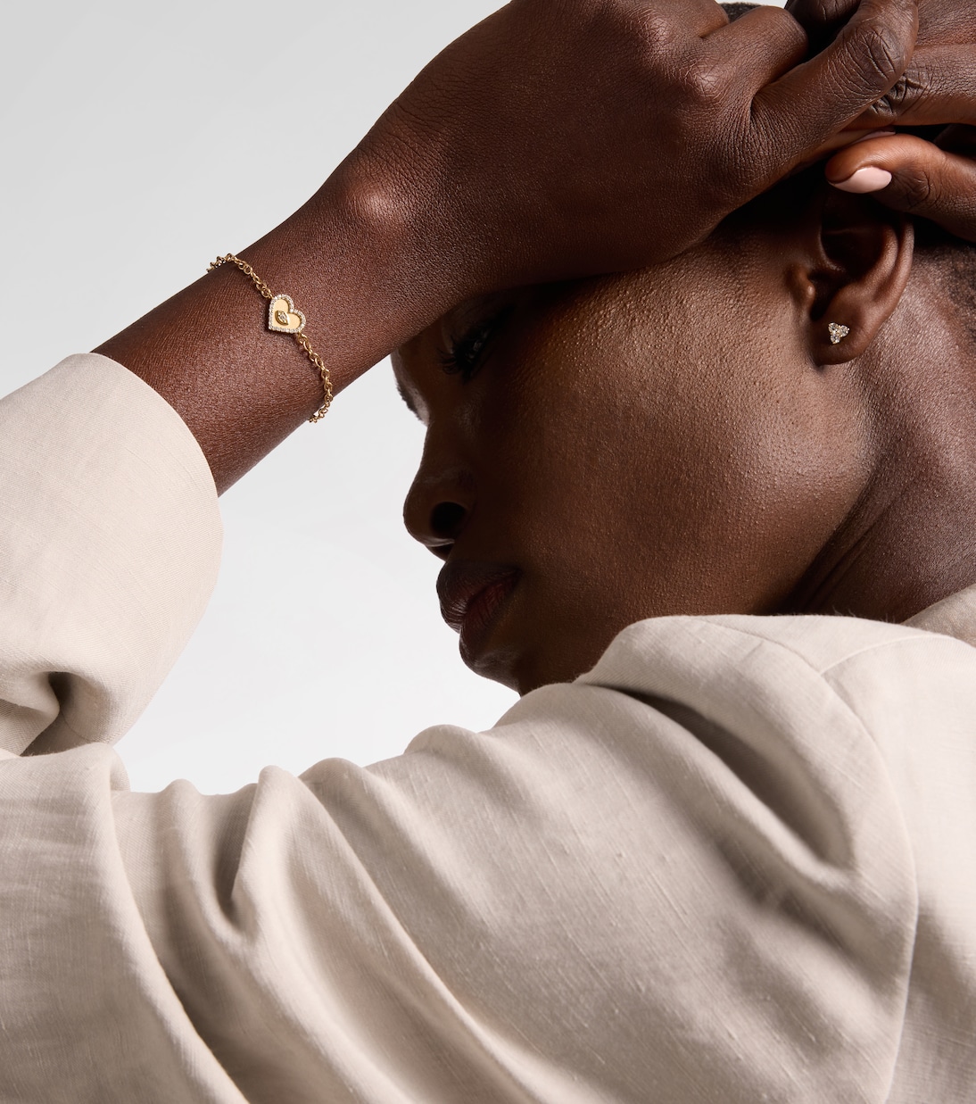 14kt gold bracelet with diamonds | Sydney Evan